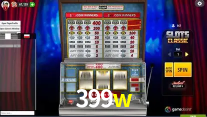 Descubra o Mundo do Cassino Online com 399w